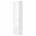 Vicco Izan Badschrank, Weiß, Hängeschrank 36.6 x 171.6 cm, Kombinierbar mit Izan Möbel