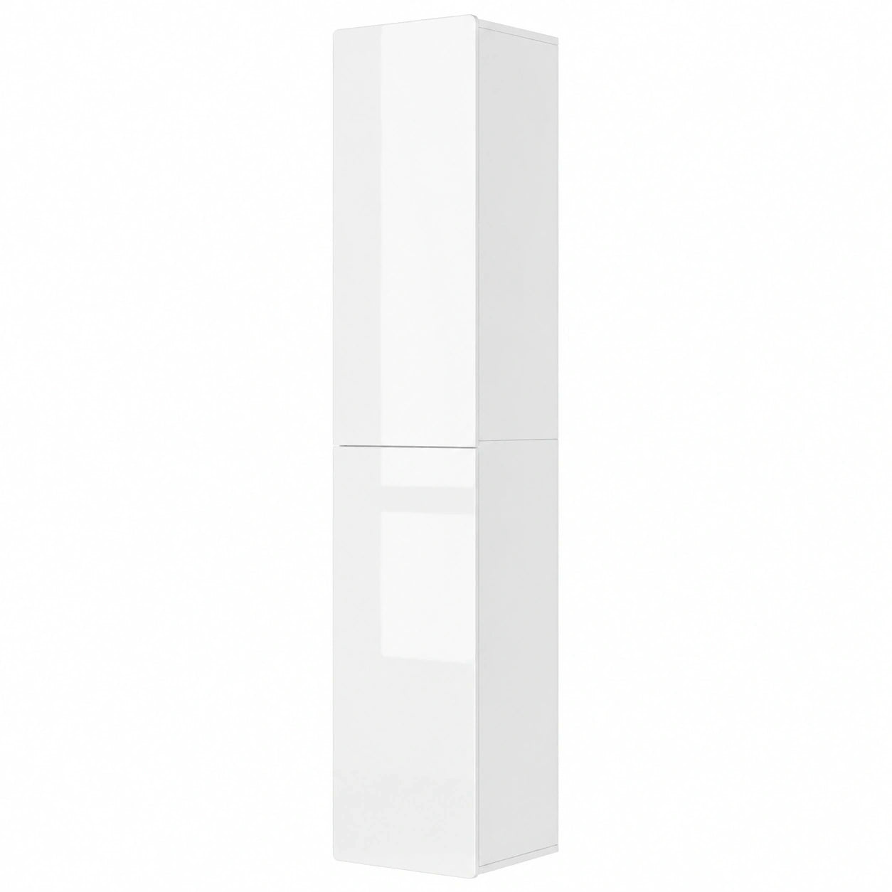 Vicco Izan Badschrank, Weiß, Hängeschrank 36.6 x 171.6 cm, Kombinierbar mit Izan Möbel