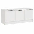 Moderner TV-Schrank in Weiß mit Stauraum, 102x35x36,5 cm