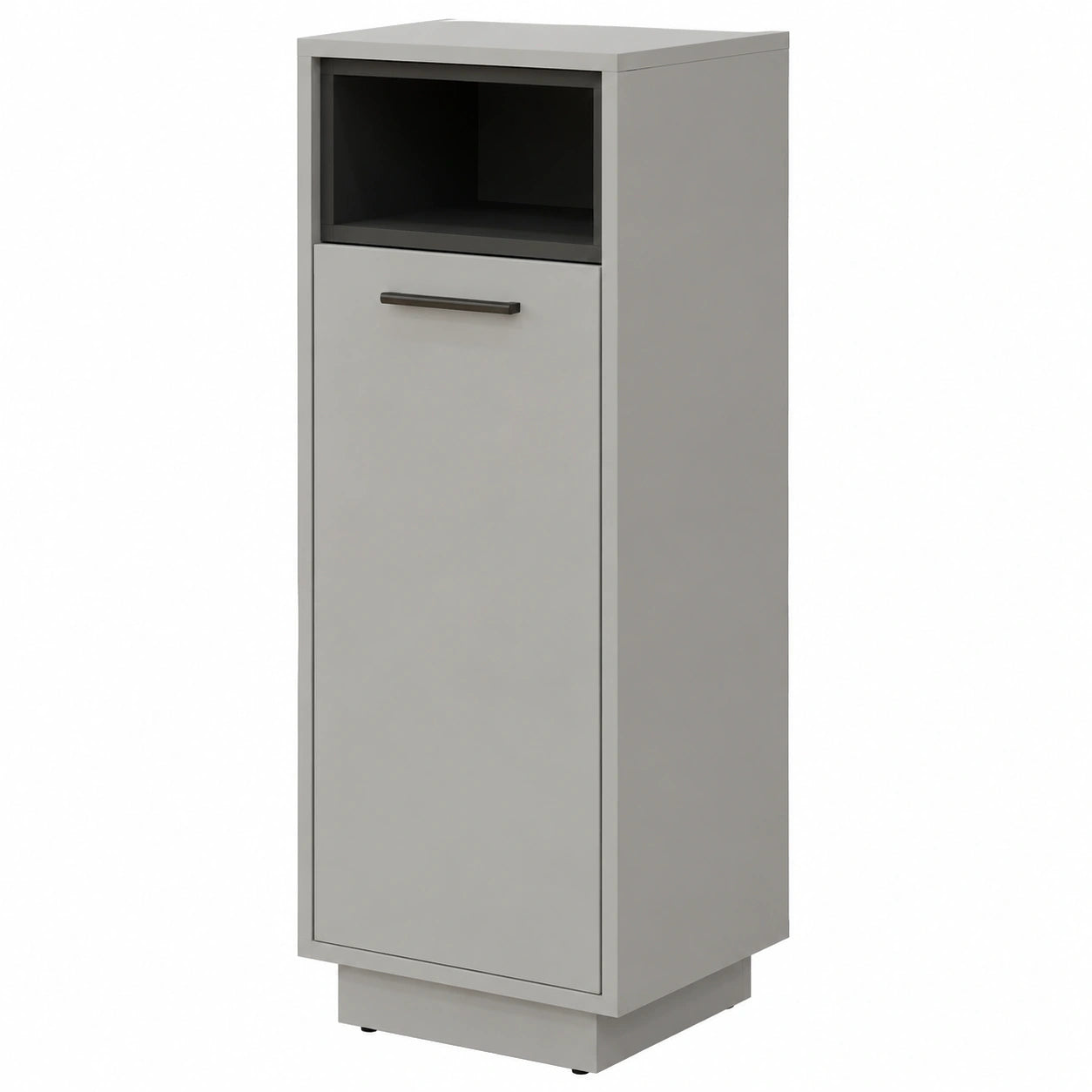 Vicco Hochschrank Beatrice, Grau, 38 x 93 cm, ideal für Badezimmer-Aufbewahrung, passend zur Beatrice Kollektion