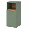 Vicco Midischrank Marelle in Grün/Artisan, 30 x 74,5 cm, mit Tür und offenem Fach für Badzubehör