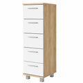 Vicco Ilias Badschrank Sonoma 30 x 95 cm wandmontagefähig