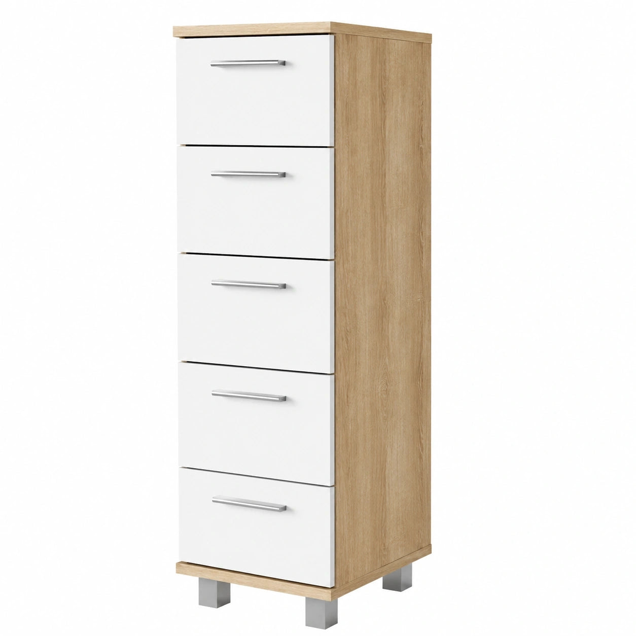 Vicco Ilias Badschrank Sonoma 30 x 95 cm wandmontagefähig