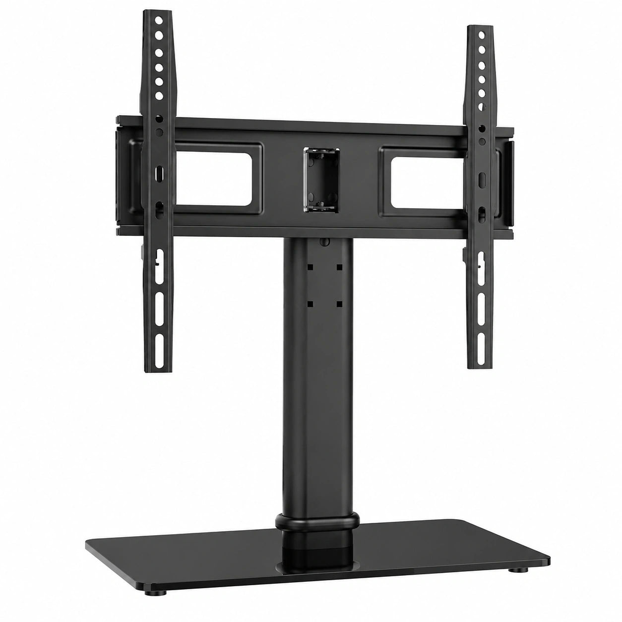 GRIFEMA TV-Bodenständer 26-55 Zoll, 45 kg Tragkraft, dreh- und höhenverstellbar, 8mm gehärtetes Glas, integrierte Kabelführung, VESA max. 400 x 400mm