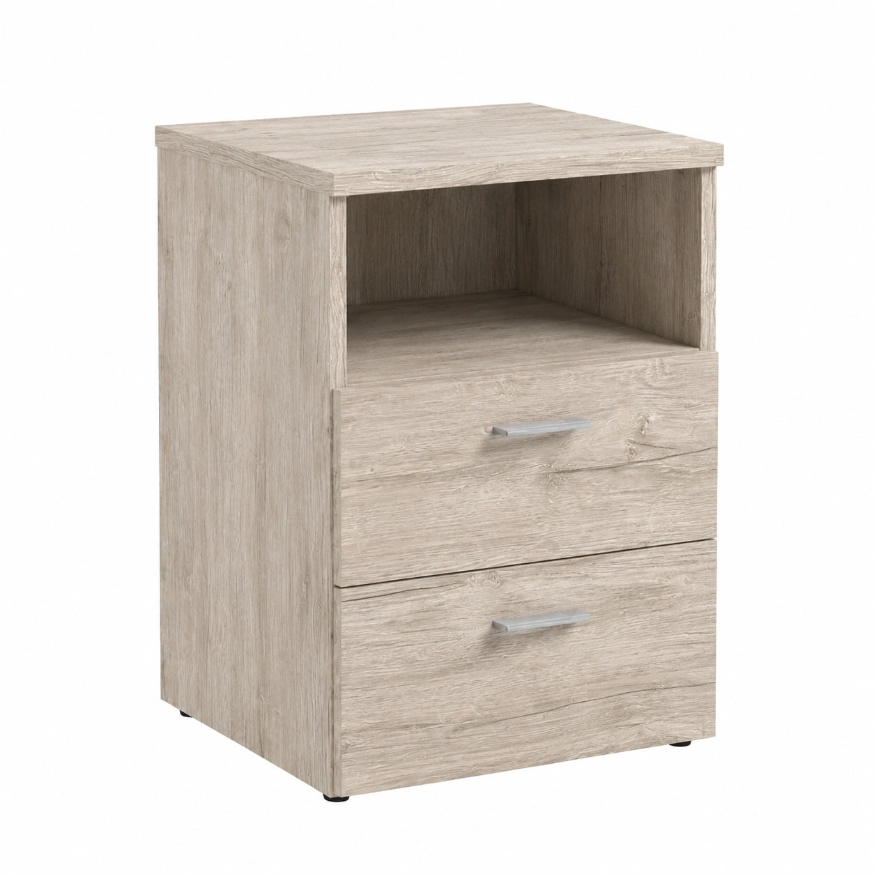 FMD Nachttisch, Sandeiche Dekor, Melaminbeschichtung, 35x61,5x40 cm