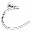 tesa Handtuchring aus Chrom, bohrfreie Montage, quadratisches Design
